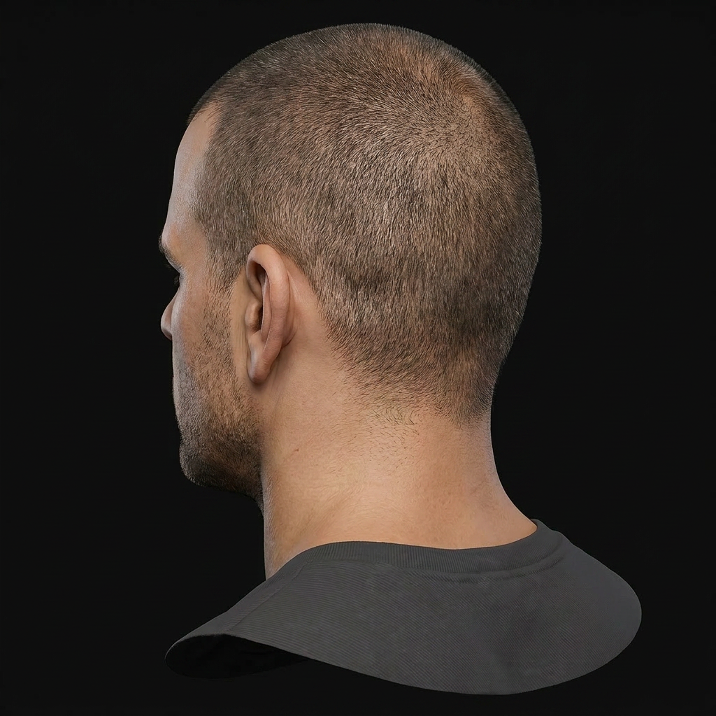 360 degree head view, angle 120 degrees