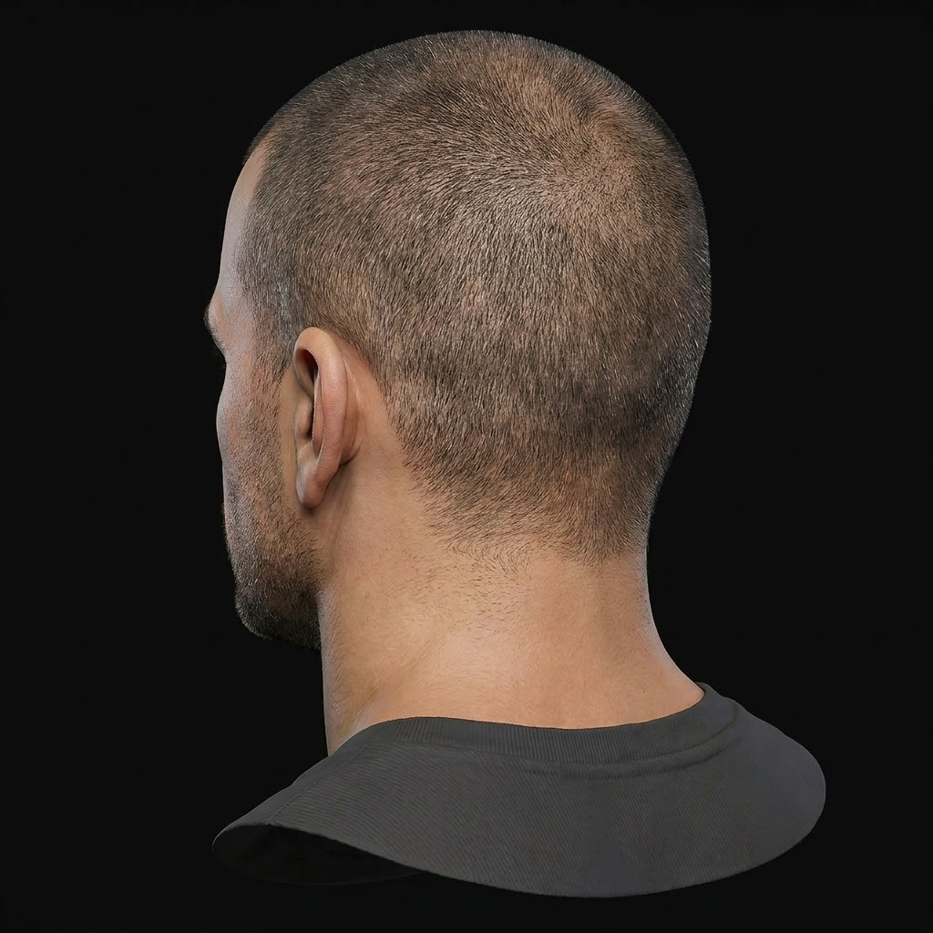 360 degree head view, angle 210 degrees